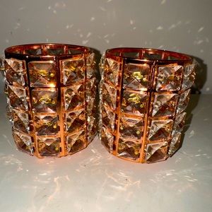 Makeup Container or general use container with glitter, crystals and sparkles